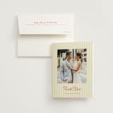"Pickleball & Prosecco" - Bridal Shower Thank You Cards in Citrus by Ashlee Townsend - Card with Envelope