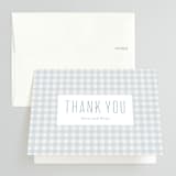 "Charming" - Bridal Shower Thank You Cards in Sky by Lea Delaveris - Front