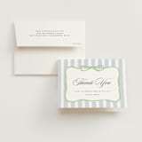 "Celina" - Bridal Shower Thank You Cards in Mint by Pati Cascino - Card with Envelope