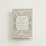 "Book Cover" - Bridal Shower Thank You Cards in Evergreen by Petra Kern - Front