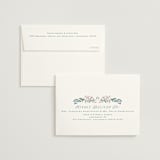 "Book Cover" - Bridal Shower Thank You Cards in Evergreen by Petra Kern - FREE Recipient Addressing