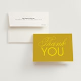 "Bloom" - Bridal Shower Thank You Cards in Island Citrus by Morgan Kendall - Card with Envelope