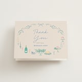"Dining" - Bridal Shower Thank You Cards in Pastel by Elly - Front