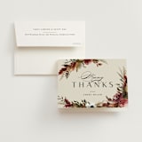 "poetique" - Bridal Shower Thank You Cards in Autumn by Kate Ahn - Card with Envelope