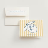 "Citrine" - Bridal Shower Thank You Cards in Lemon by Jelena Vuletic - Card with Envelope