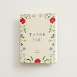 "Wild meadow" - Bridal Shower Thank You Cards in Elder Flower by Sarah Knight - Front