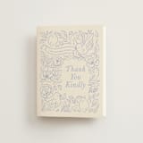 "Love Birds" - Bridal Shower Thank You Cards in Porcelain by Rebecca Smith - Front