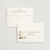 "Enchanted" - Bridal Shower Thank You Cards in Peony by Susan Moyal - FREE Recipient Addressing