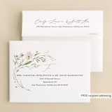 "Daisy Chain" - Bridal Shower Thank You Cards in Blush by Kate Ahn - FREE Recipient Addressing