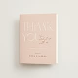 "Pretty in Pink" - Bridal Shower Thank You Cards in Wildflower by Pixel and Hank - Front