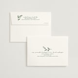 "Blooming" - Bridal Shower Thank You Cards in Sage by Kelly Watkins - FREE Recipient Addressing