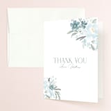 "Something Blue" - Bridal Shower Thank You Cards in Bluebelle by Itsy Belle Studio - Front