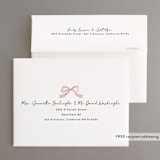 "Romantica" - Bridal Shower Thank You Cards in Rosebud by Petra Kern - FREE Recipient Addressing