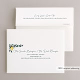"Main Squeeze" - Bridal Shower Thank You Cards in Mint by Paper Sun Studio - FREE Recipient Addressing