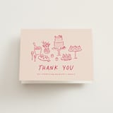 "atherina" - Bridal Shower Thank You Cards in Creme by chocomocacino - Front