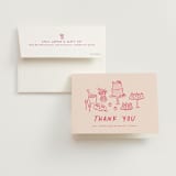 "atherina" - Bridal Shower Thank You Cards in Creme by chocomocacino - Card with Envelope