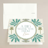 "Boho Botanical " - Bridal Shower Thank You Cards in Natural by Christina Cesario - Front