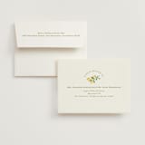 "Market" - Bridal Shower Thank You Cards in Sage Leaf by Sarah Knight - FREE Recipient Addressing