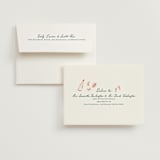 "Sapori" - Bridal Shower Thank You Cards in Tangerine by Jelena Vuletic - FREE Recipient Addressing