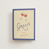 "A Bridal Spritz" - Bridal Shower Thank You Cards in Persimmon by Kelly Watkins - Front