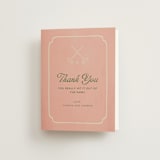 "Lets Croquet" - Bridal Shower Thank You Cards in Verdant by Vera Lim - Front