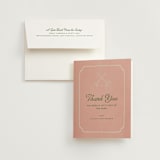 "Lets Croquet" - Bridal Shower Thank You Cards in Verdant by Vera Lim - Card with Envelope