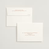 "Cin Cin Spritz" - Bridal Shower Thank You Cards in Tangerine by West Foglia - FREE Recipient Addressing