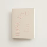 "Brunch & Bubbles" - Bridal Shower Thank You Cards in Blush by Angela Thompson - Front