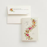"Pretty Vine" - Bridal Shower Thank You Cards in Tropical by Susan Moyal - Card with Envelope