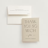 "Bridal Brunch" - Bridal Shower Thank You Cards in Ecru by Erica Krystek - Card with Envelope