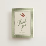 "Farmers Market" - Bridal Shower Thank You Cards in Moss by Kelly Watkins - Front