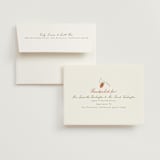 "Little Berry" - Bridal Shower Thank You Cards in Juniper by Vera Lim - FREE Recipient Addressing