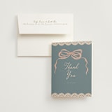 "Little Berry" - Bridal Shower Thank You Cards in Juniper by Vera Lim - Card with Envelope
