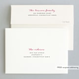 "Elegant Piping" - Bridal Shower Thank You Cards in pink by Mandy Rider - FREE Recipient Addressing