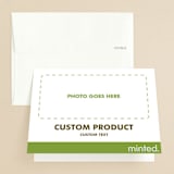 "Landscape Custom" - Bridal Shower Thank You Cards in Charcoal by Minted - Front