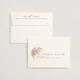 "Organic Florals" - Bridal Shower Thank You Cards in Blush by Susan Moyal - FREE Recipient Addressing