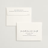 "Marked" - Bridal Shower Thank You Cards in Navy by JoAnn Jinks - FREE Recipient Addressing