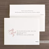 "Couple's Brunch" - Bridal Shower Thank You Cards in Pomegranate by Haley Warner - FREE Recipient Addressing