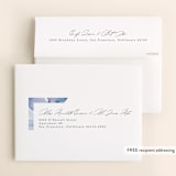 "Flow" - Bridal Shower Thank You Cards in Lagoon by Creo Study - FREE Recipient Addressing