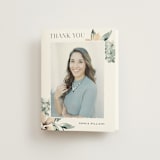 "Grande" - Bridal Shower Thank You Cards in Dried Botanicals by Petra Kern - Front