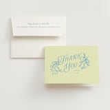 "That's Amore" - Bridal Shower Thank You Cards in Lemonade by Pati Cascino - Card with Envelope