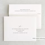 "Pretty" - Bridal Shower Thank You Cards in Peach by Lori Wemple - FREE Recipient Addressing
