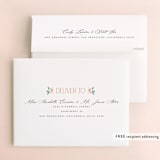 "Floral Tapestry" - Bridal Shower Thank You Cards in Sunset by Robert and Stella - FREE Recipient Addressing