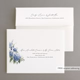 "English Garden" - Bridal Shower Thank You Cards in Sky by Kate Ahn - FREE Recipient Addressing