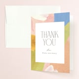 "Nature" - Bridal Shower Thank You Cards in Apricot by Creo Study - Front