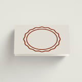 "Pearl" - Place Cards - Vegetarian in Champagne by Baumbirdy - Blank front