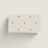 "Pearl" - Place Cards - Vegetarian in Champagne by Baumbirdy - Folded Back of Card