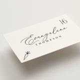 "Chic Script" - Place Cards - Vegetarian in Ink by Hooray Creative - Detail