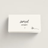 "simple" - Place Cards - Vegetarian in Ink by Kelly Watkins - Folded with Free Guest Printing