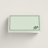 "Perry" - Place Cards - Vegetarian in Mint by Megan Davis - Blank front